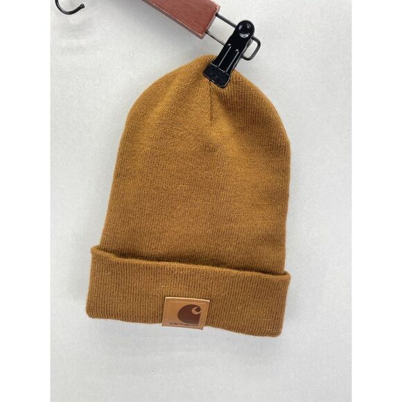 Carhartt Men's Tonal Patch Beanie One Size Brown Purple - Picture 2 of 10